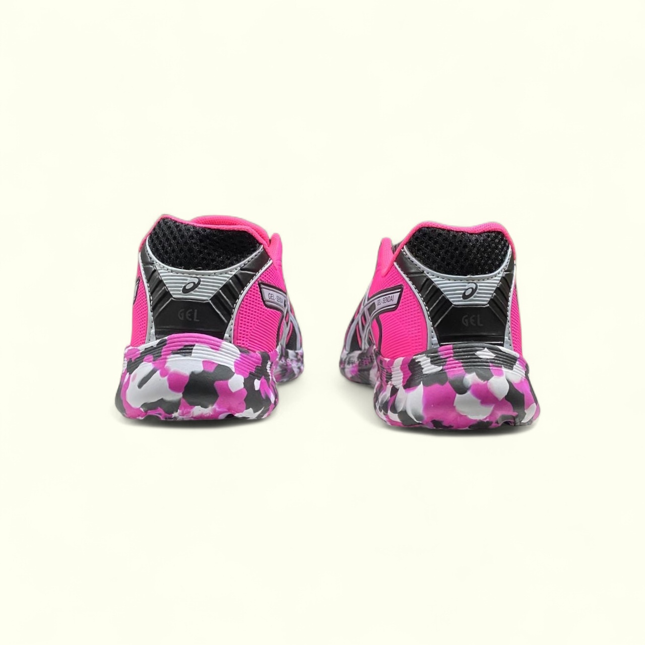 Asics Gel preto rosa