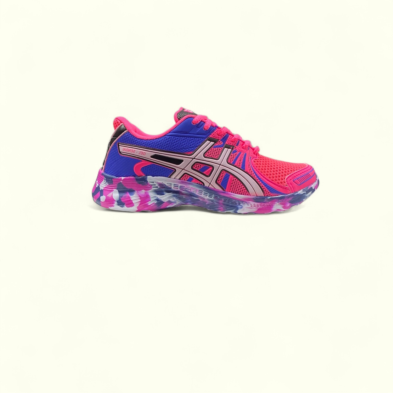 Asics gel  rosa azul
