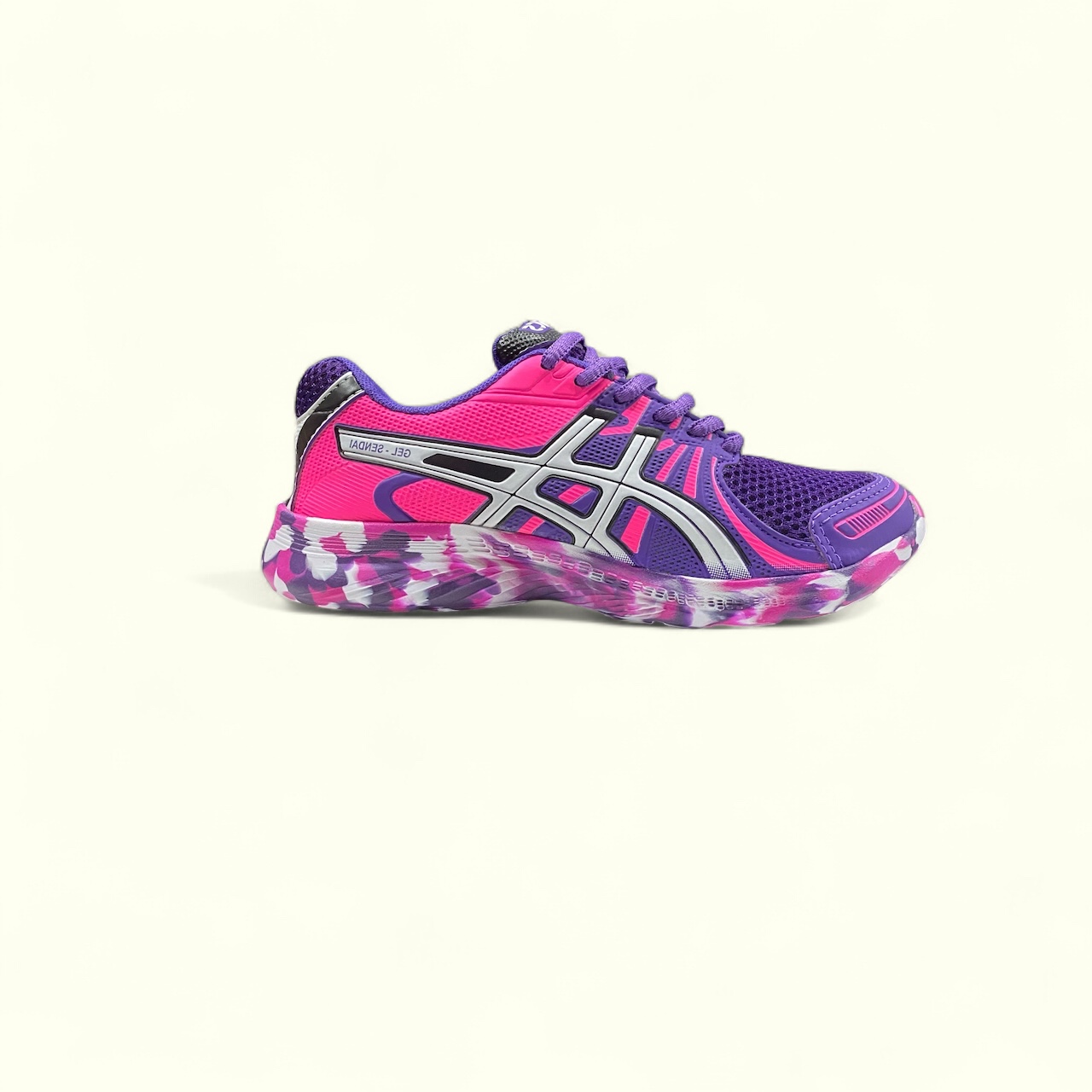 asics gel rosa roxo
