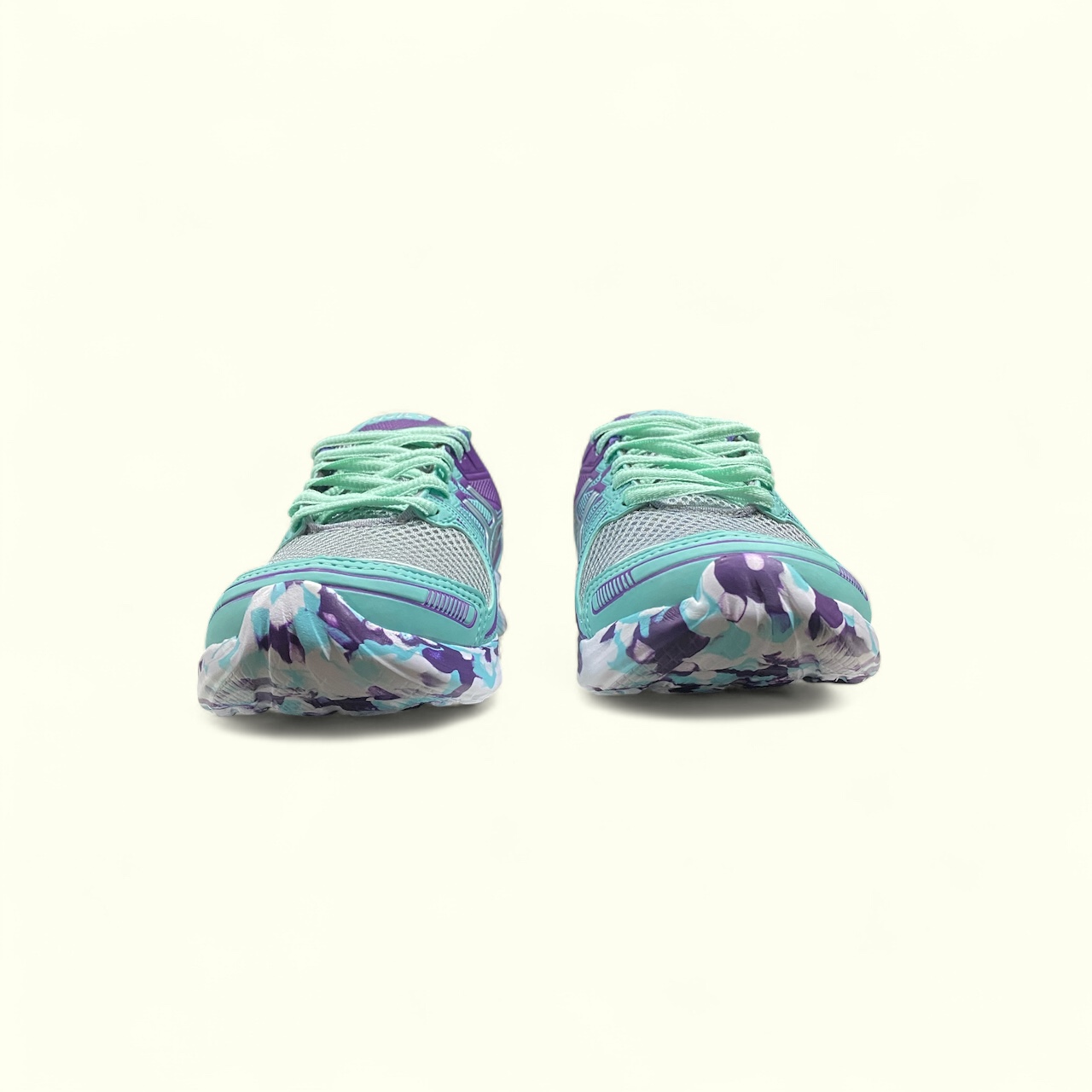 Asics verde agua roxo